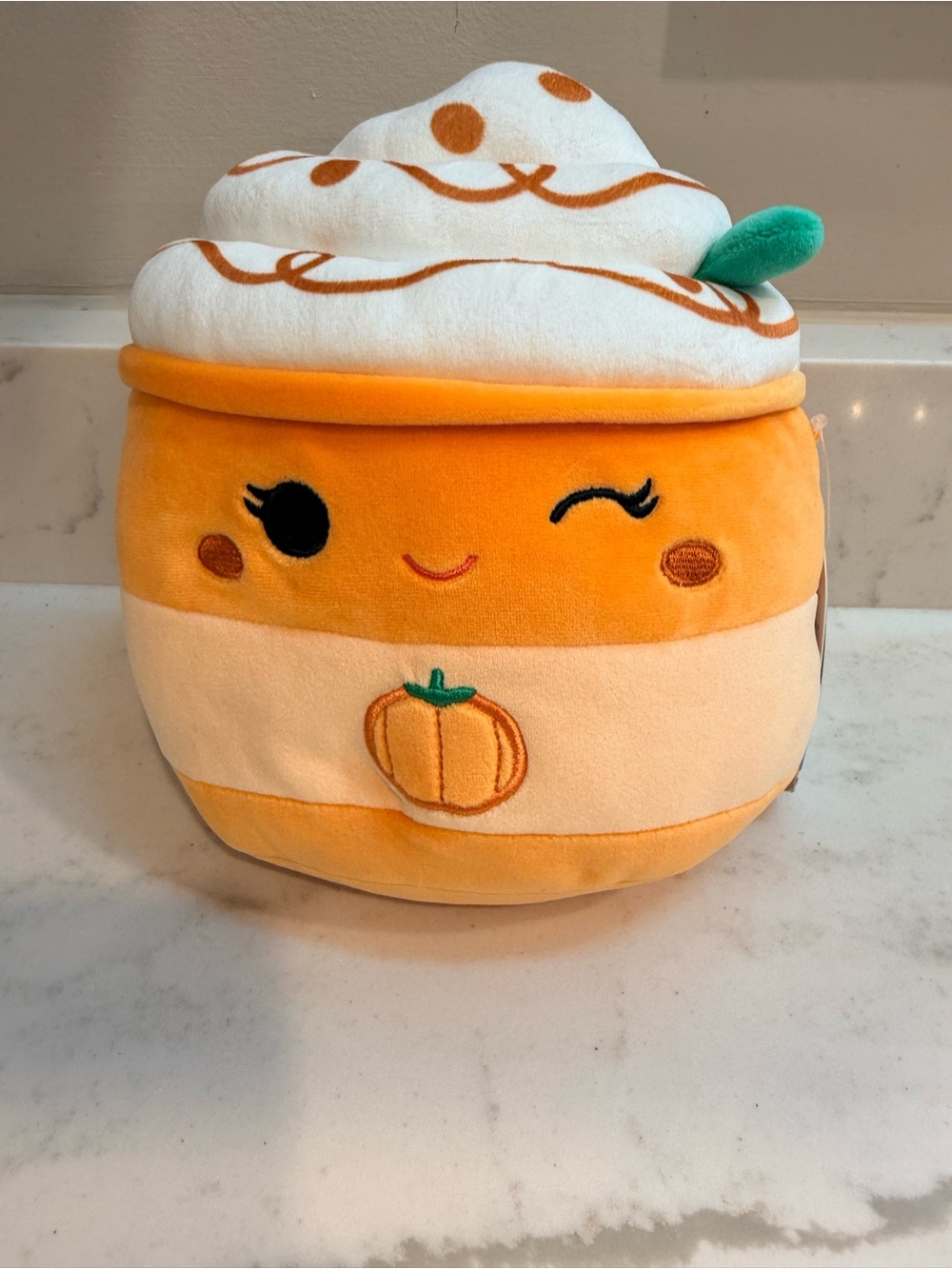 NWT Original Squishmallows Delindy Pumpkin Spice Plush 14in